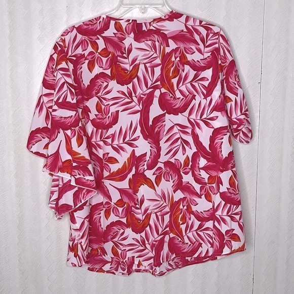 ❤️ 🆕 SHEIN vcay Curve butterfly sleeve blouse Size 1XL - Picture 3 of 5